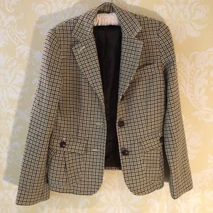 Talbots Plaid Blazer